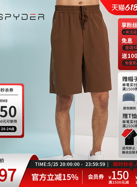 SPYDER蜘蛛春夏男356 STYLE工装风舒适透气尼龙弹力短裤23CS531M