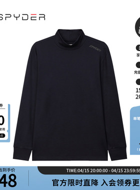SPYDER蜘蛛秋冬男TRAINING舒适保暖休闲运动长袖T恤24CF445M