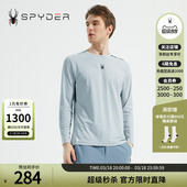 SPYDER蜘蛛男子圆领套头拼接TRAINING T恤23CS425M 长袖