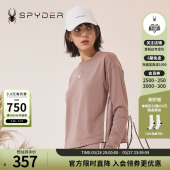 SPYDER蜘蛛春秋女TRAINING柔软亲肤运动休闲复古长袖 T恤23CF304W