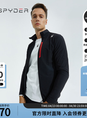 SPYDER蜘蛛秋冬男子URBAN LIFE舒适户外运动休闲拉链夹克23ER139M