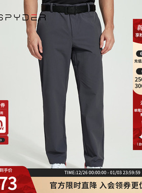 SPYDER蜘蛛春夏男子URBAN LIFE运动宽松舒适休闲直筒长裤24MS511M
