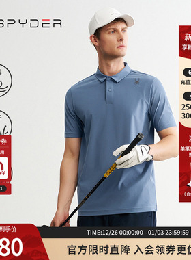 SPYDER夏季品男子URBAN LIFE透气户外休闲运动POLO衫T恤24MS401M