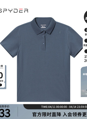 SPYDER蜘蛛春夏女子URBAN LIFE舒适休闲商务短袖POLO衫24CS412W
