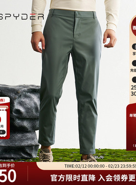SPYDER蜘蛛秋冬男子MOUNTAIN LIFE保暖户外休闲运动长裤24EF543M