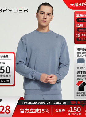 SPYDER蜘蛛春夏男子URBAN LIFE休闲运动宽松舒适圆领卫衣24MS315M