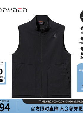 SPYDER蜘蛛春夏男TRAINING舒适休闲运动外穿背心百搭马甲24CS115M