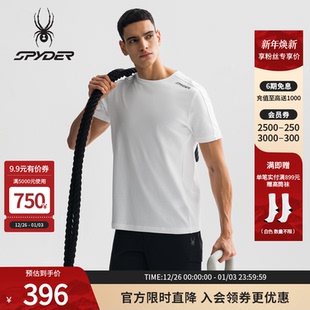 SPYDER春夏新品 T恤25MS419M 男子TRAINING凉感休闲运动短袖