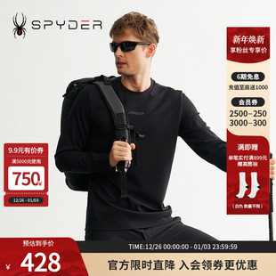 SPYDER蜘蛛秋冬男子MOUNTAIN 圆领T恤24MF413M LIFE休闲弹力长袖
