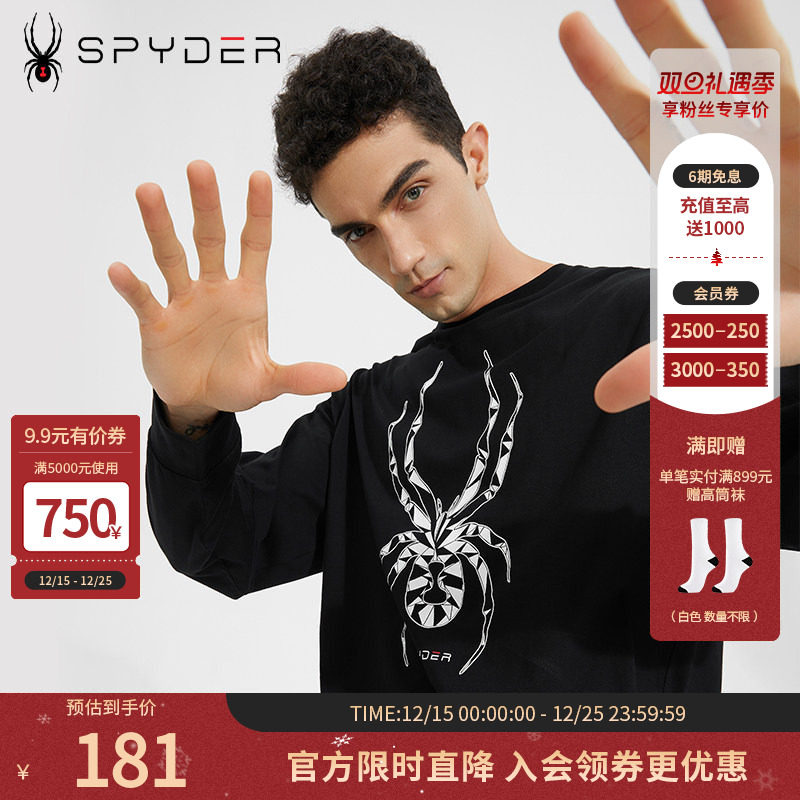 SPYDER长袖男女同款T恤