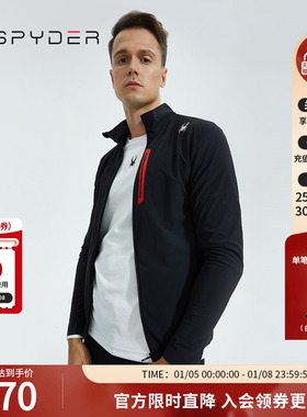 SPYDER蜘蛛秋冬男子URBAN LIFE简约大方透气运动拉链夹克23ER139M