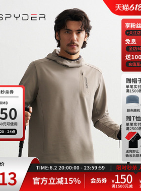 SPYDER蜘蛛秋冬男MOUNTAIN LIFE舒适保暖休闲运动长袖T恤24CF429M