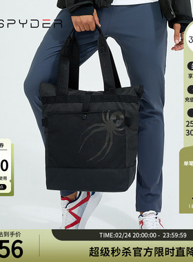 SPYDER蜘蛛秋冬男女同款SKI LIFE波点条纹柔软透气手提包21CF964U