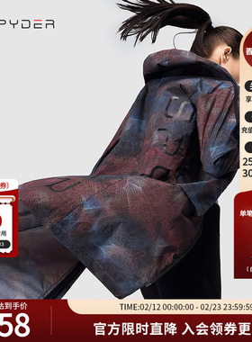 SPYDER蜘蛛春夏男女同款356STYLE印花舒适长款连帽夹克20CS149U