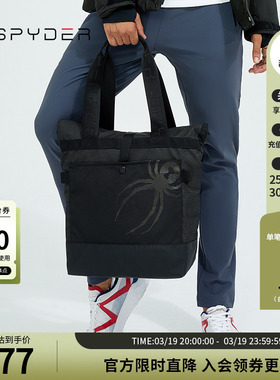 SPYDER蜘蛛秋冬男女同款SKI LIFE波点条纹柔软透气手提包21CF964U