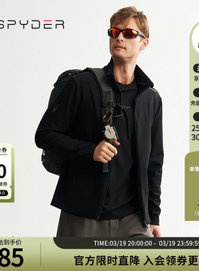 SPYDER蜘蛛秋冬男子MOUNTAIN LIFE保暖运动上衣夹克外套24MF101M