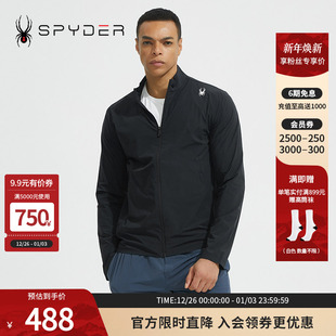 SPYDER蜘蛛TRAINING男子休闲外套上衣立领夹克透气 22CS149M
