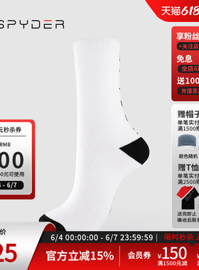 SPYDER蜘蛛秋冬男女款356 STYLE运动吸汗跑步保暖高筒袜19CF935U