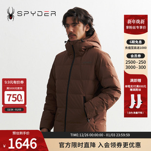 SPYDER蜘蛛秋冬男MOUNTAIN LIFE舒适保暖户外休闲羽绒服24CF243M