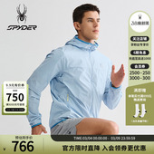 SPYDER蜘蛛春夏男子TRAINING凉感纱四面弹运动连帽夹克25CS115M