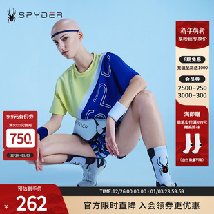 SPYDER蜘蛛雪服春夏男女同款 21CS443U 356STYLE系列撞色针织短袖
