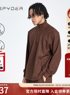 SPYDER新品男子URBAN LIFE卫衣秋冬套头保暖上衣23CF311M