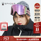SPYDER蜘蛛秋冬男女通用雪服雪季 SKI防雾防UV滑雪护目镜21UF993U