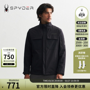SPYDER蜘蛛秋冬男子MOUNTAIN LIFE保暖防水休闲夹克外套24CF107M