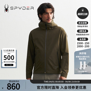 SPYDER蜘蛛秋冬男MOUNTAIN LIFE冲锋外套24XF149M REEBOK联名
