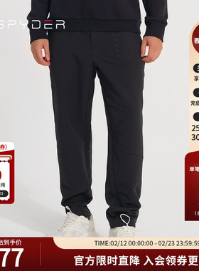SPYDER新品男子秋冬户外休闲裤URBAN LIFE半暖长裤子23CF519M
