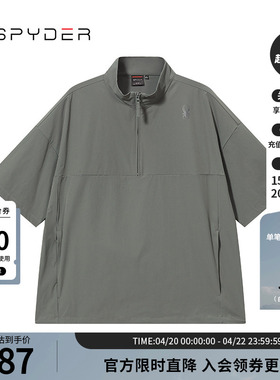 SPYDER蜘蛛春夏男子SKI LIFE舒适户外运动休闲短袖POLO衫24CS449M