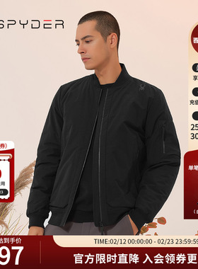 SPYDER蜘蛛秋冬男子URBAN LIFE棉服休闲保暖夹克外套23CF211M