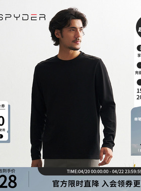SPYDER蜘蛛秋冬男MOUNTAIN LIFE舒适保暖休闲运动长袖T恤24CF439M