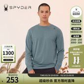 内衣23CF405M 打底衫 SPYDER新品 男子TRAINING秋冬圆领T恤长袖