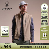 SPYDER蜘蛛春夏男子登山尼弹力立领机能梭织马甲背心02VO26101WM