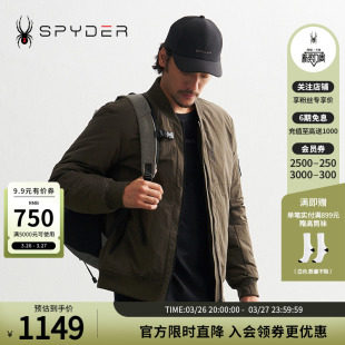 SPYDER蜘蛛秋冬男MOUNTAIN 羽绒服24CF211M LIFE轻薄保暖罗纹短款