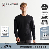 SPYDER蜘蛛秋冬男MOUNTAIN 圆领T恤24MF415M LIFE简洁休闲运动长袖