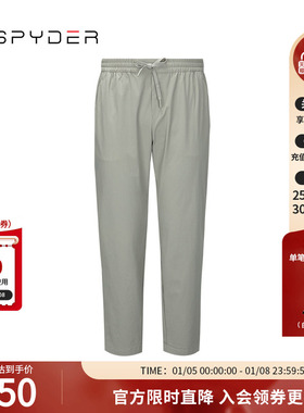 SPYDER蜘蛛春夏男子TRAINING舒适运动宽松休闲直筒长裤24XS501M