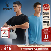SPYDER蜘蛛春夏男TRAINING吸湿速干休闲运动圆领短袖 T恤25CS001M