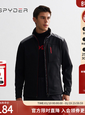 SPYDER蜘蛛秋冬男子SKI PRO舒适保暖休闲运动夹克24CF163M