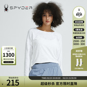 SPYDER蜘蛛女子圆领后背镂空宽松TRAINING T恤22CS472W 长袖