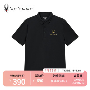 POLO衫 SPYDER新品 男子URBAN LIFE春夏休闲商务立领短袖 24ES489M