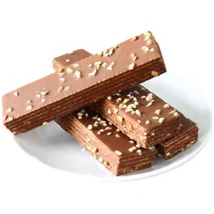 木糖醇巧克力威化饼干无糖精整箱办公室小零食品