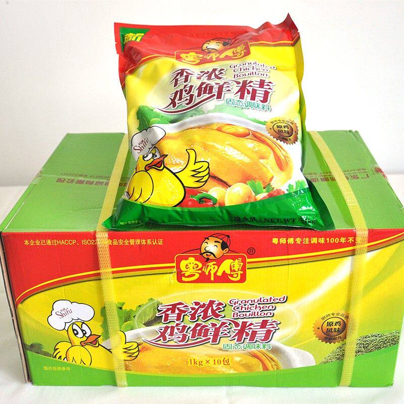 粤师傅鸡精1KG大袋装整箱商用调料炒菜火锅凉拌厨房 特鲜三鲜煲汤
