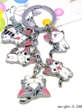 甜甜私房猫手机绳 起司猫钥匙扣 饰品 手办公仔挂件