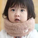 Детский утепленный шарф-платок, демисезонный бархатный ветрозащитный зимний шарф для выхода на улицу