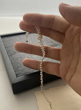 个性独特小圆珠编织手环手饰时尚