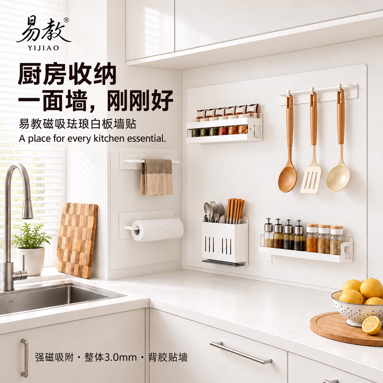 【强力磁吸】可贴各种墙