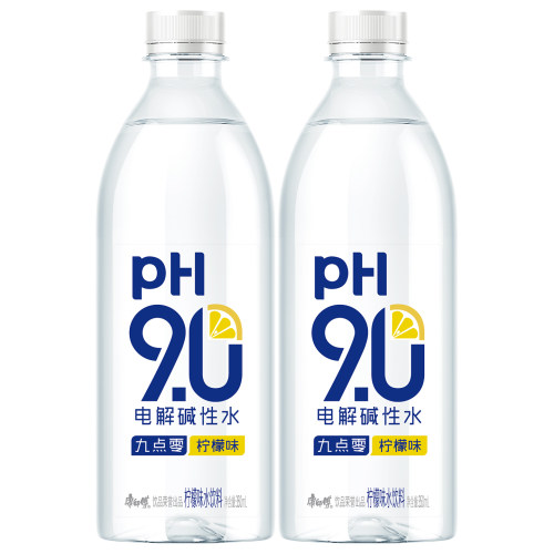 【闪购】康师傅pH9.0电解碱性水350ml柠檬味 2瓶装