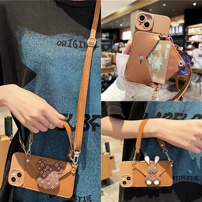 潮牌暴力熊零钱包适用魅族手机壳